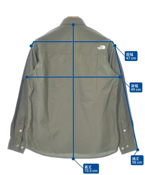 THE NORTH FACE（ザノースフェイス）カジュアルシャツ カーキ サイズ:S メンズ/2200674872042