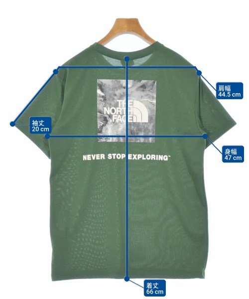 THE NORTH FACE（ザノースフェイス）Tシャツ・カットソー 緑 サイズ:L メンズ/2200675772051
