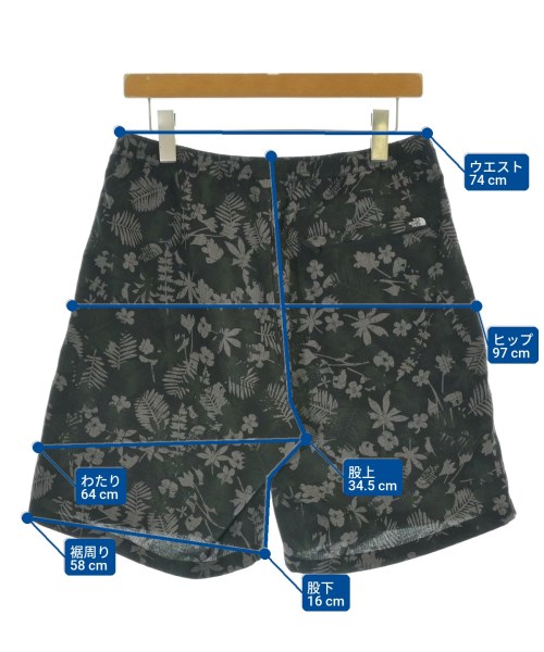 THE NORTH FACE（ザノースフェイス）ショートパンツ 緑 サイズ:L メンズ/2200677646053
