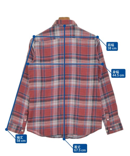 THE NORTH FACE（ザノースフェイス）カジュアルシャツ 赤 サイズ:L レディース/2200676609066