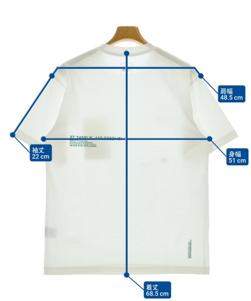 THE NORTH FACE（ザノースフェイス）Tシャツ・カットソー 白 サイズ:M メンズ/2200675962162