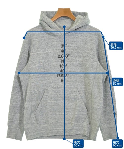 THE NORTH FACE（ザノースフェイス）パーカー グレー サイズ:L メンズ/2200680674012