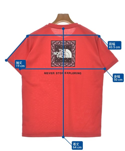 THE NORTH FACE（ザノースフェイス）Tシャツ・カットソー 赤 サイズ:XL レディース/2200680942043