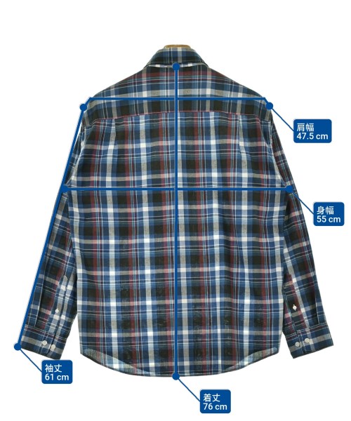 THE NORTH FACE（ザノースフェイス）カジュアルシャツ 青 サイズ:L メンズ/2200690277067