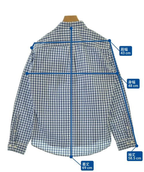 THE NORTH FACE（ザノースフェイス）カジュアルシャツ 青 サイズ:S メンズ/2200698056169