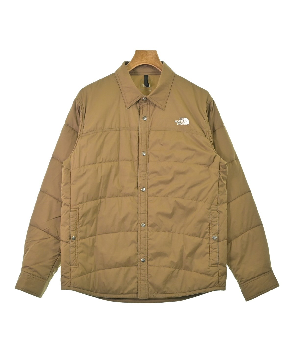 新品未使用　タグ付き　PINORE カーキベージュ ダウンベスト サイズ40 THE NORTH FACE（ザノースフェイス）ダウンジャケット/ダウンベスト 茶