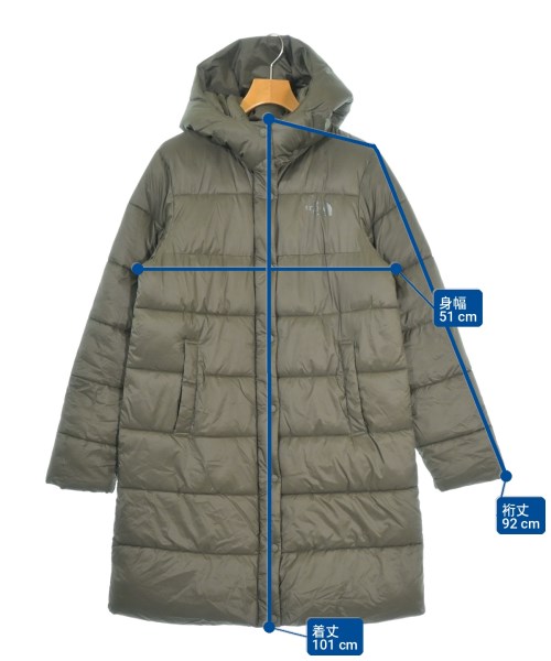 THE NORTH FACE（ザノースフェイス）ダウンコート カーキ サイズ:XL レディース/2200700483013