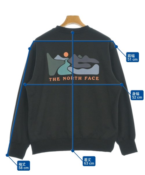 THE NORTH FACE（ザノースフェイス）スウェット 黒 サイズ:S メンズ/2200697638229