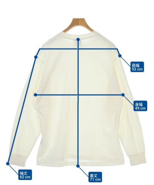 THE NORTH FACE（ザノースフェイス）Tシャツ・カットソー 白 サイズ:L メンズ/2200701395070