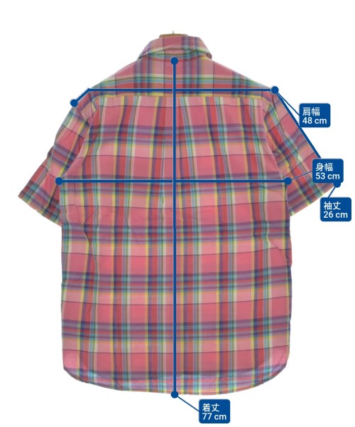 THE NORTH FACE（ザノースフェイス）カジュアルシャツ ピンク サイズ:L メンズ/2200659950109