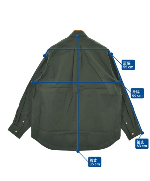 THE NORTH FACE（ザノースフェイス）カジュアルシャツ 緑 サイズ:M メンズ/2200661331095