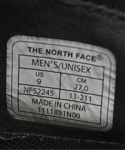THE NORTH FACE（ザノースフェイス）スニーカー 黒 サイズ:27cm メンズ/2200662256021