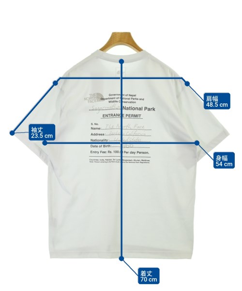 THE NORTH FACE（ザノースフェイス）Tシャツ・カットソー 白 サイズ:XL メンズ/2200711200128