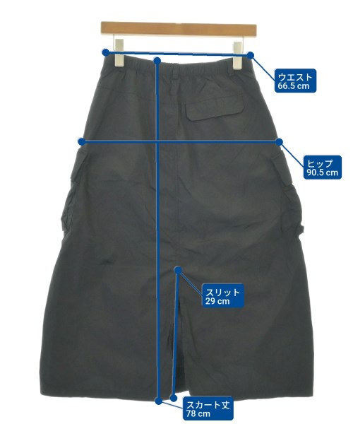 THE NORTH FACE（ザノースフェイス）ひざ丈スカート 黒 サイズ:M レディース/2200714080024