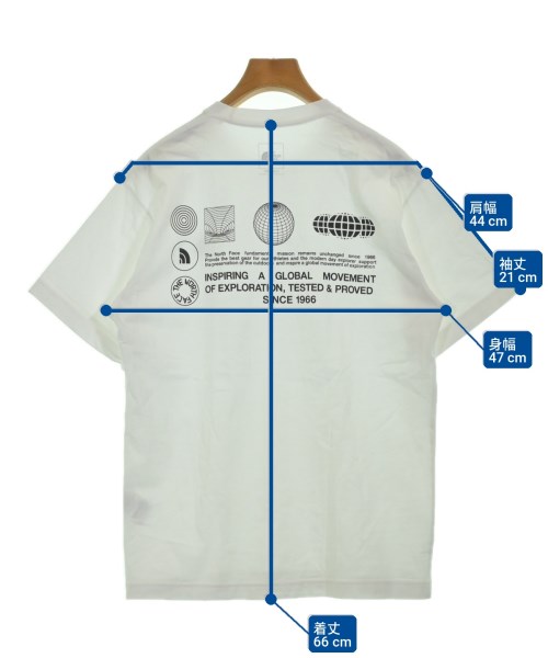 THE NORTH FACE（ザノースフェイス）Tシャツ・カットソー 白 サイズ:S メンズ/2200709795117
