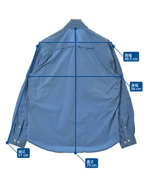 THE NORTH FACE（ザノースフェイス）カジュアルシャツ 青 サイズ:L メンズ/2200715223048