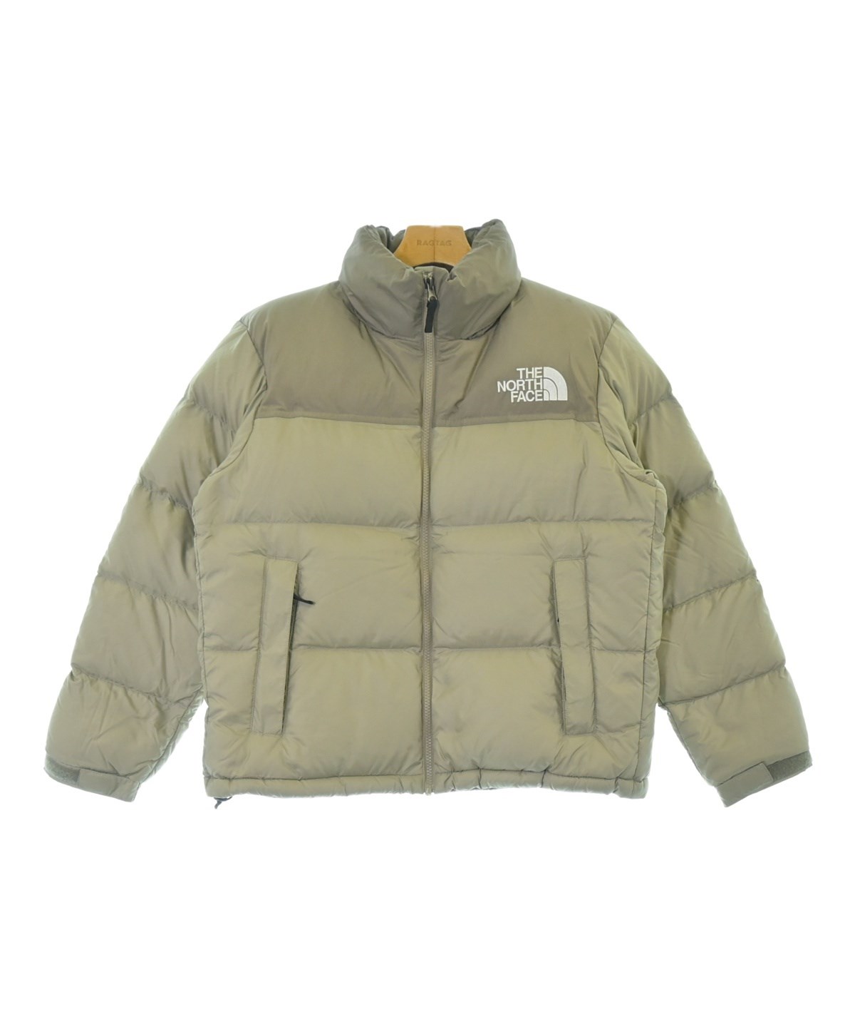 THE NORTH FACE ダウンベスト XL ベージュ 中古・古着通販】THE