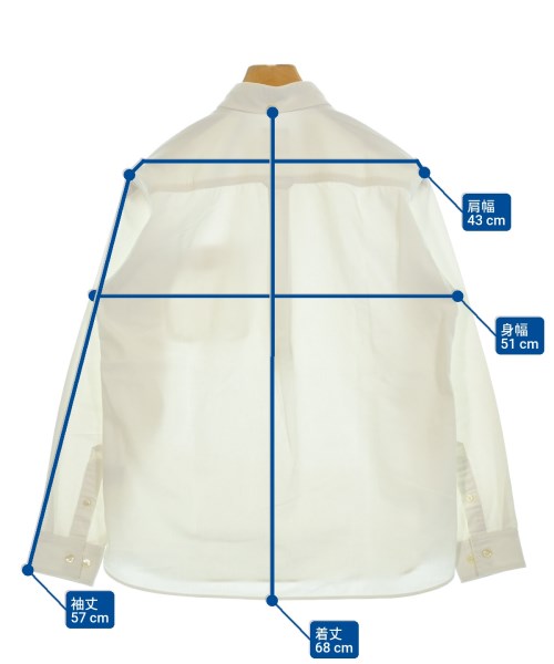 THE NORTH FACE（ザノースフェイス）カジュアルシャツ 白 サイズ:M メンズ/2200635068194