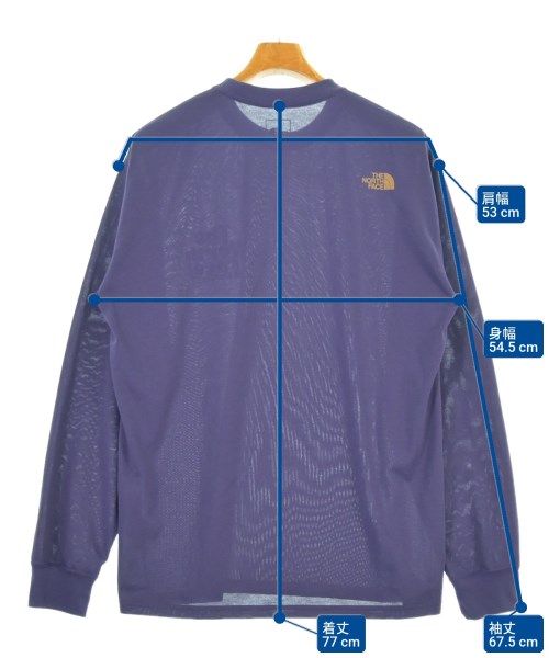 THE NORTH FACE（ザノースフェイス）Tシャツ・カットソー 紫 サイズ:L メンズ/2200648028185