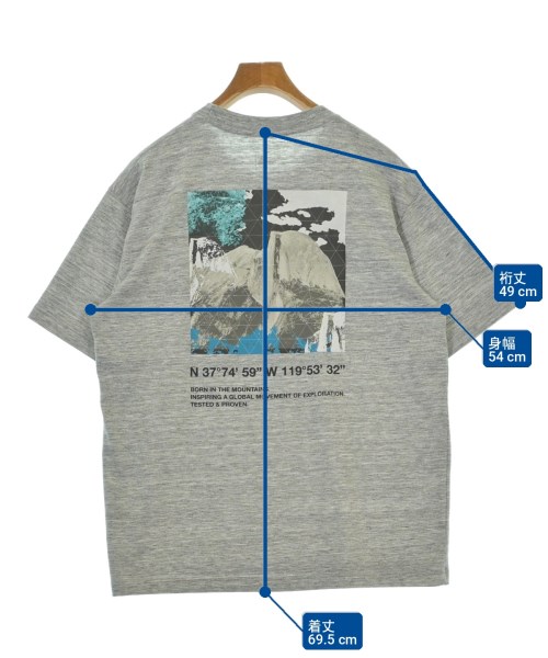 THE NORTH FACE（ザノースフェイス）Tシャツ・カットソー グレー サイズ:XL メンズ/2200703779113