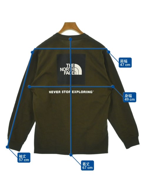 THE NORTH FACE（ザノースフェイス）Tシャツ・カットソー カーキ サイズ:M メンズ/2200705252027