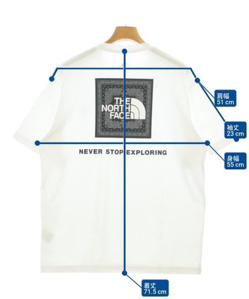 THE NORTH FACE（ザノースフェイス）Tシャツ・カットソー 白 サイズ:XL メンズ/2200706105094