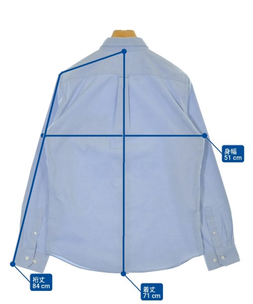 THE NORTH FACE（ザノースフェイス）カジュアルシャツ 青 サイズ:L メンズ/2200703149039