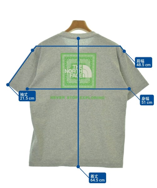 THE NORTH FACE（ザノースフェイス）Tシャツ・カットソー グレー サイズ:M メンズ/2200703711014