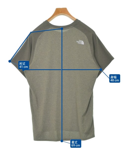 THE NORTH FACE（ザノースフェイス）Tシャツ・カットソー カーキ サイズ:XL メンズ/2200659820112