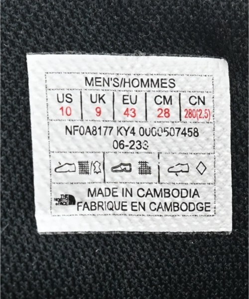 THE NORTH FACE（ザノースフェイス）ブーツ 黒 サイズ:28cm メンズ/2200659820136