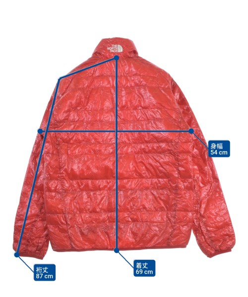 THE NORTH FACE（ザノースフェイス）ダウンジャケット/ダウンベスト 赤 サイズ:L メンズ/2200664929060