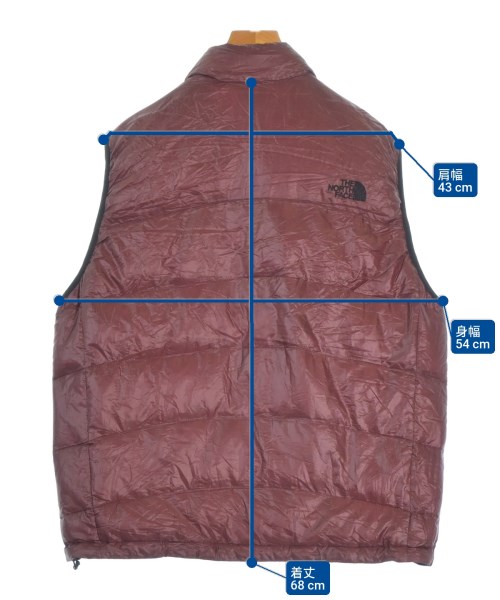 THE NORTH FACE（ザノースフェイス）ダウンジャケット/ダウンベスト 茶 サイズ:L メンズ/2200666543028