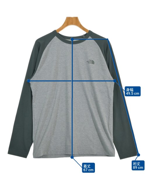 THE NORTH FACE（ザノースフェイス）Tシャツ・カットソー グレー サイズ:L メンズ/2200653971872