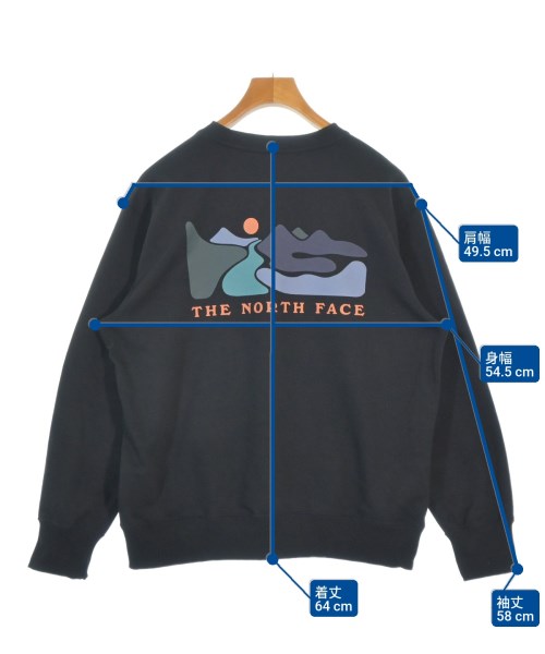 THE NORTH FACE（ザノースフェイス）スウェット 黒 サイズ:S メンズ/2200670964031