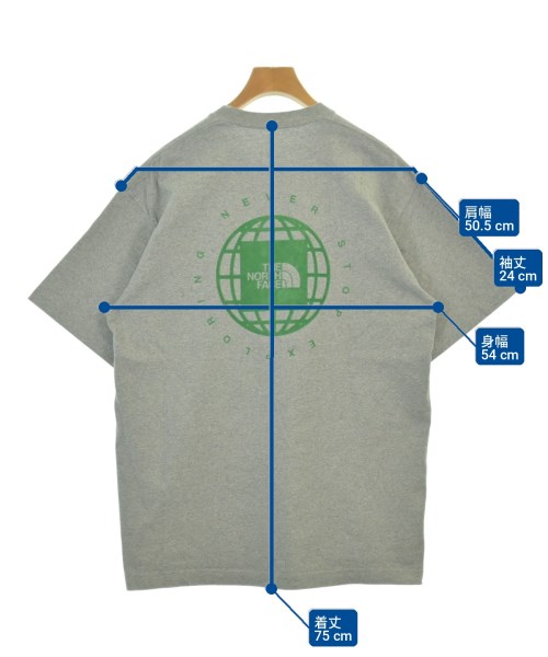 THE NORTH FACE（ザノースフェイス）Tシャツ・カットソー グレー サイズ:XL メンズ/2200736587259