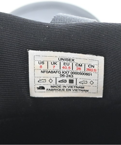 THE NORTH FACE（ザノースフェイス）スニーカー 黒 サイズ:26cm メンズ/2200722042182