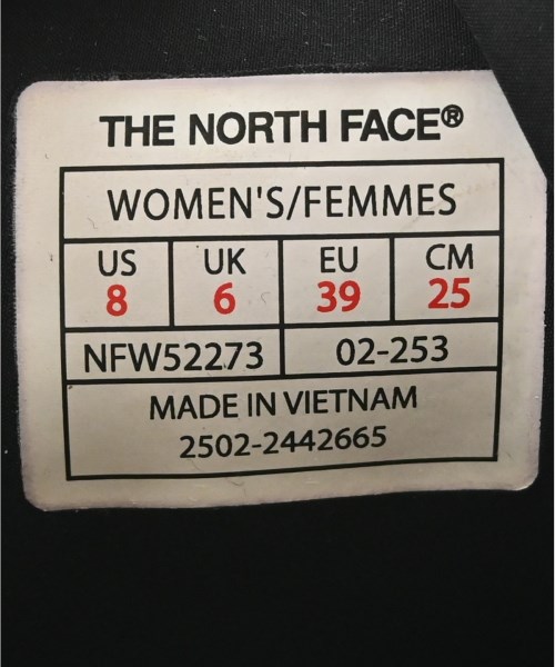 THE NORTH FACE（ザノースフェイス）ブーツ 黒 サイズ:25cm レディース/2200716167051
