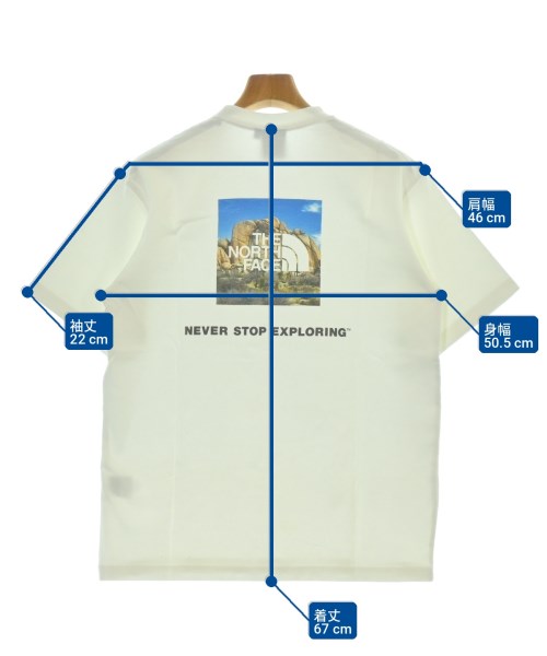 THE NORTH FACE（ザノースフェイス）Tシャツ・カットソー 白 サイズ:M メンズ/2200719672057