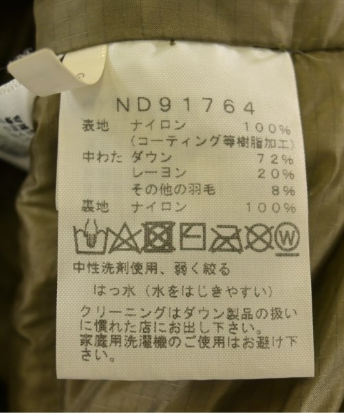 THE NORTH FACE（ザノースフェイス）ダウンコート カーキ サイズ:M メンズ/2200724969029