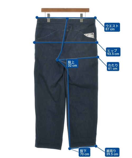 THE NORTH FACE（ザノースフェイス）デニムパンツ 紺 サイズ:M メンズ/2200725431150
