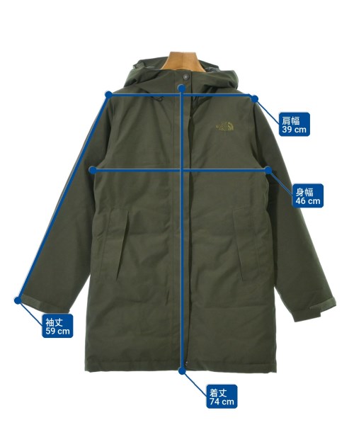 THE NORTH FACE（ザノースフェイス）ダウンコート カーキ サイズ:S レディース/2200721944012
