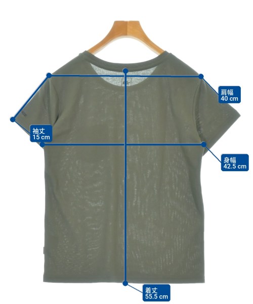 THE NORTH FACE（ザノースフェイス）Tシャツ・カットソー カーキ サイズ:M レディース/2200718245030