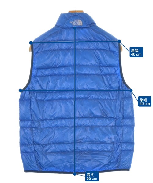 THE NORTH FACE（ザノースフェイス）ダウンジャケット/ダウンベスト 青 サイズ:L メンズ/2200681044043