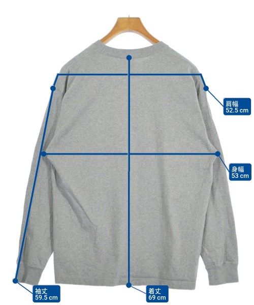 THE NORTH FACE（ザノースフェイス）Tシャツ・カットソー グレー サイズ:L メンズ/2200677057095