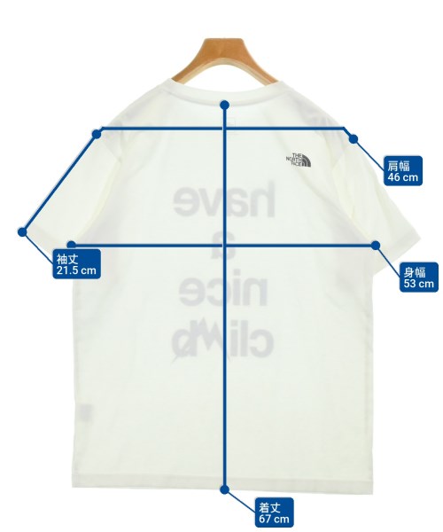 THE NORTH FACE（ザノースフェイス）Tシャツ・カットソー 白 サイズ:X(XL位) メンズ/2200685041130
