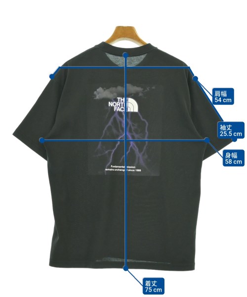 THE NORTH FACE（ザノースフェイス）Tシャツ・カットソー 黒 サイズ:X(XL位) メンズ/2200685041222