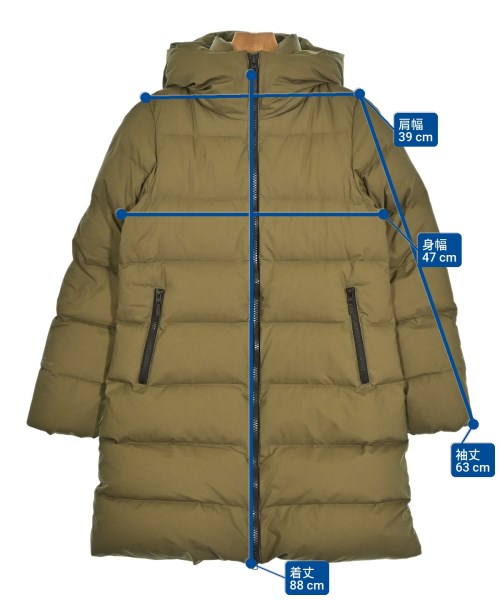 THE NORTH FACE（ザノースフェイス）ダウンコート カーキ サイズ:M レディース/2200679900030