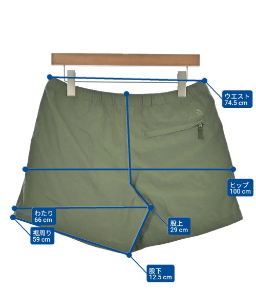THE NORTH FACE（ザノースフェイス）ショートパンツ カーキ サイズ:L レディース/2200689363078
