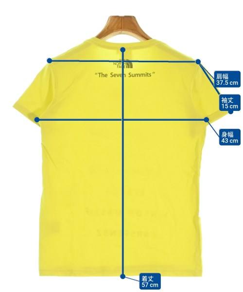 THE NORTH FACE（ザノースフェイス）Tシャツ・カットソー 黄 サイズ:S レディース/2200679958093