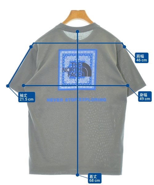 THE NORTH FACE（ザノースフェイス）Tシャツ・カットソー グレー サイズ:M メンズ/2200684814353